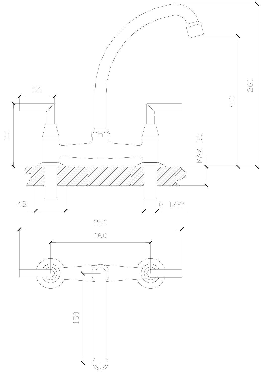 DISENO-TECNICO-AUKAN-LEVER-COCINA-SOBREMESADA-9001 Cocina sobremesada Aukan lever